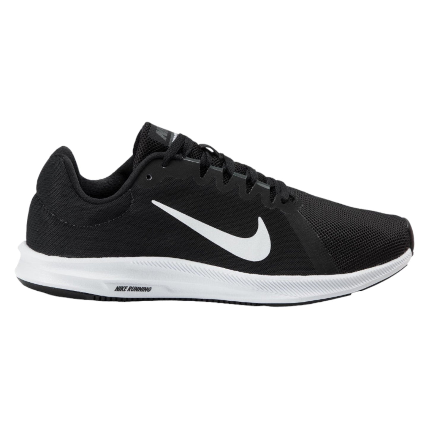 - Nike Downshifter 8 Black / White - (908984 001) - F60 - R1L4