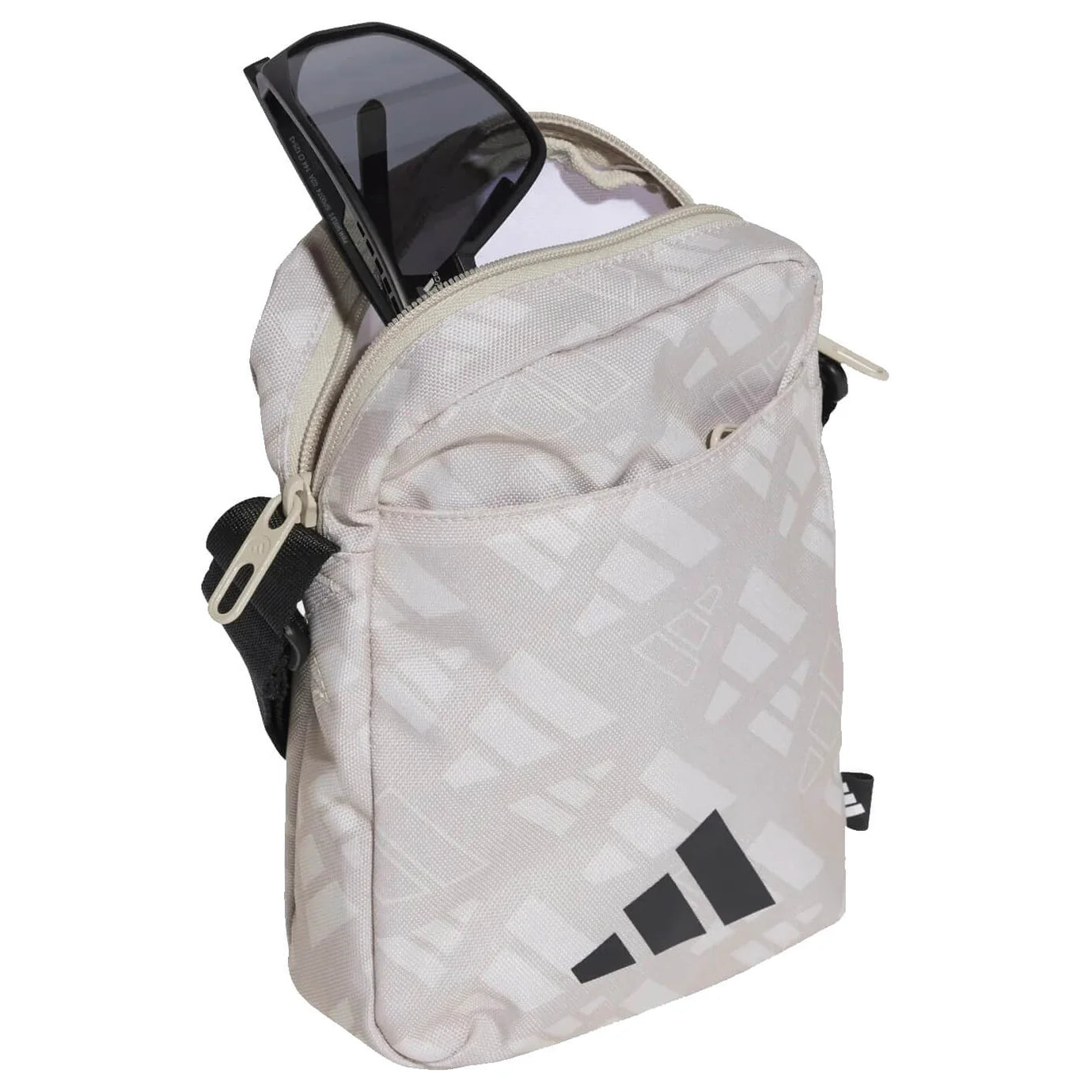 .ADIDAS TRAINING ORGANIZER SHOULDER BAG - Beige / Orbit Grey / Black - ( JG5871 ) - F