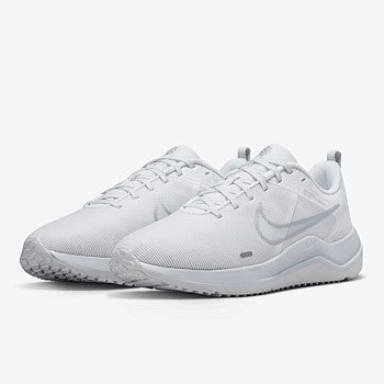 .Nike Downshifter 12 Women's White/Silver (DD9294 100) - NWH - R1L5