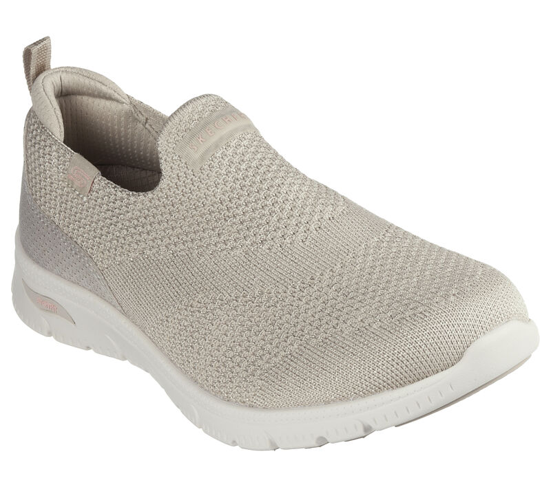 .SKECHERS WOMEN ARCH FIT REFINE 2.0 CASCADE - TAUPE - (104680.TPE) - CD2 - R2L16