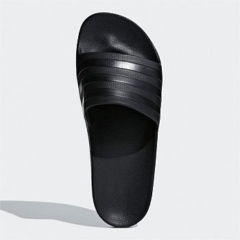 - ADIDAS ADILETTE AQUA SLIDES CBLACK / CBLACK / CBLACK - (F35550) - CBC - R2