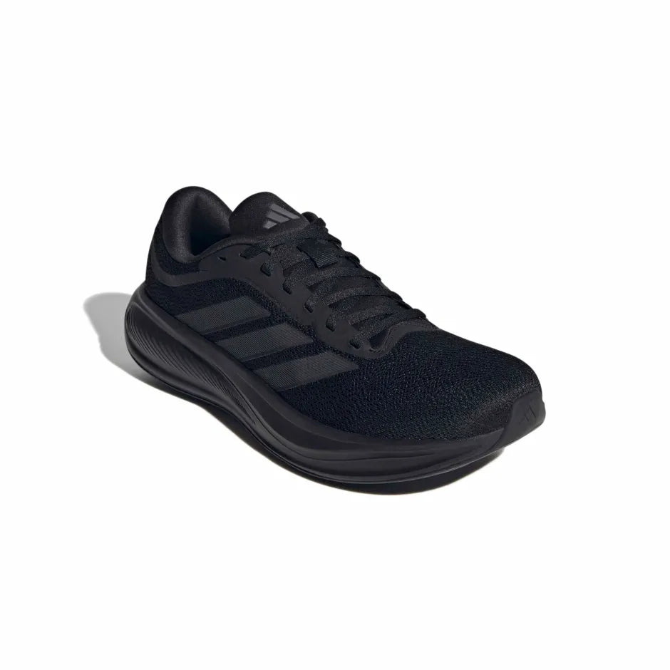 .Adidas Mens Response Runner 2 Running Shoes - Black/Black - (KJ1737) - RR - R1L5