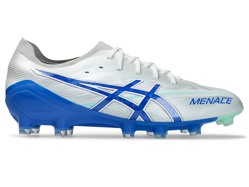 .ASICS MENS MENACE 5 - WHITE/ILLUSION BLUE - (1111A246-100) - MC5 - R2L17