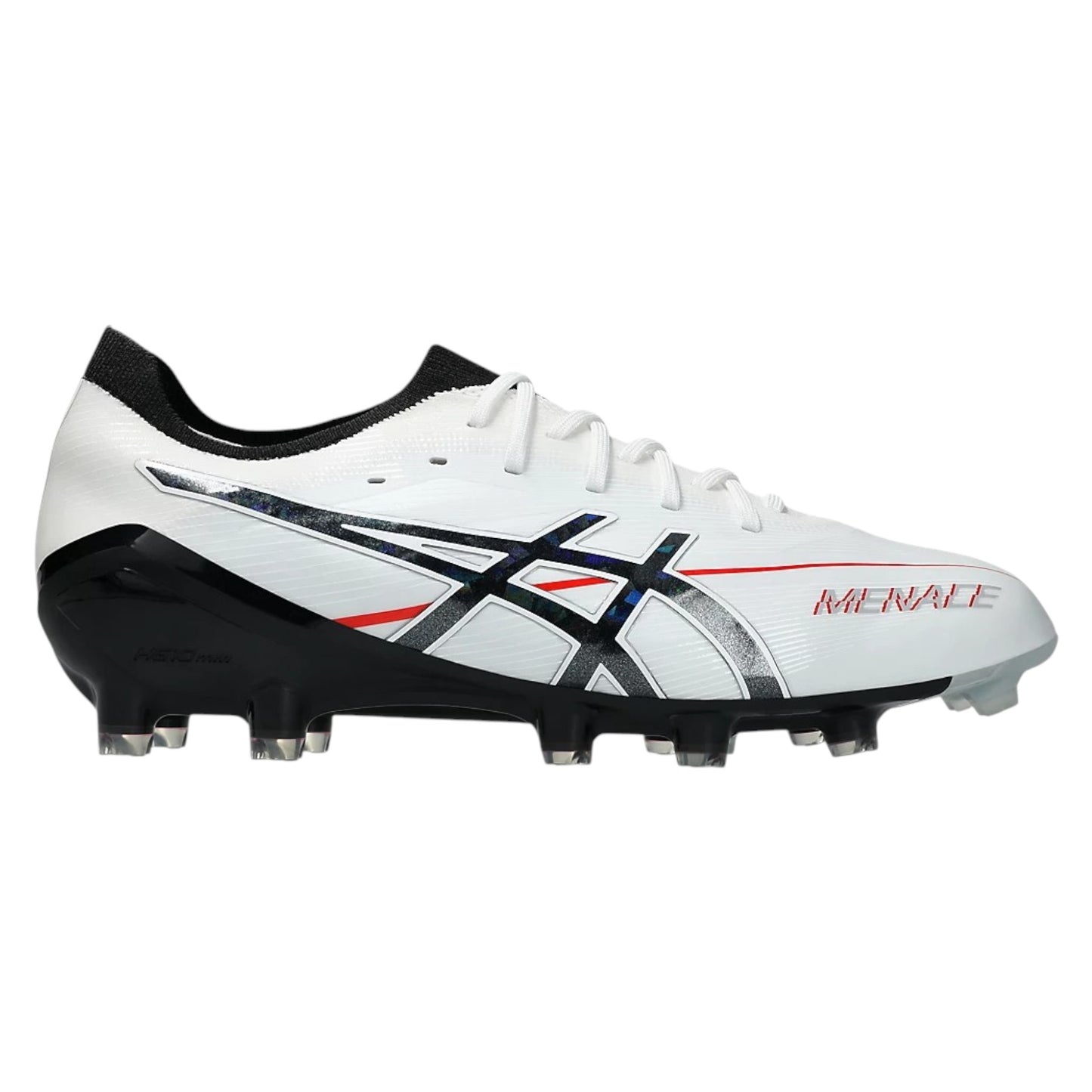 .ASICS MENS MENACE 5 - WHITE/BLACK - (1111A246-101) - MWB - R2L13