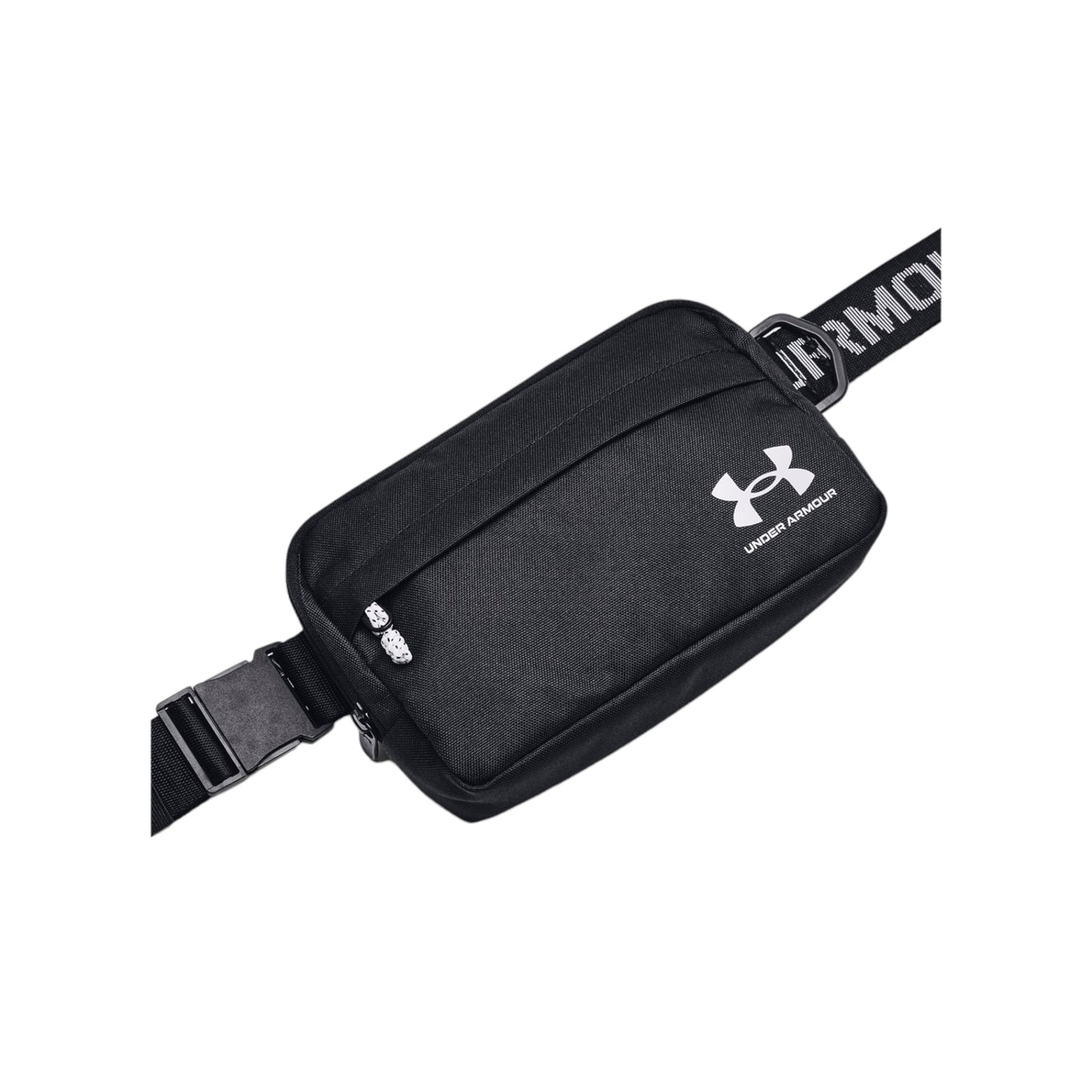 - Under Armour Unisex Loudon Waist Bag Xbody - Black / White (1378418 001)