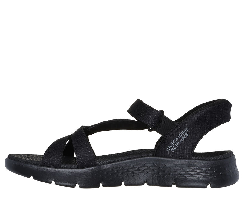 .Skechers Womens Slip-Ins GOwalk Flex Illuminate - Black/Black - (141481.BBK) - ILU - R2L15