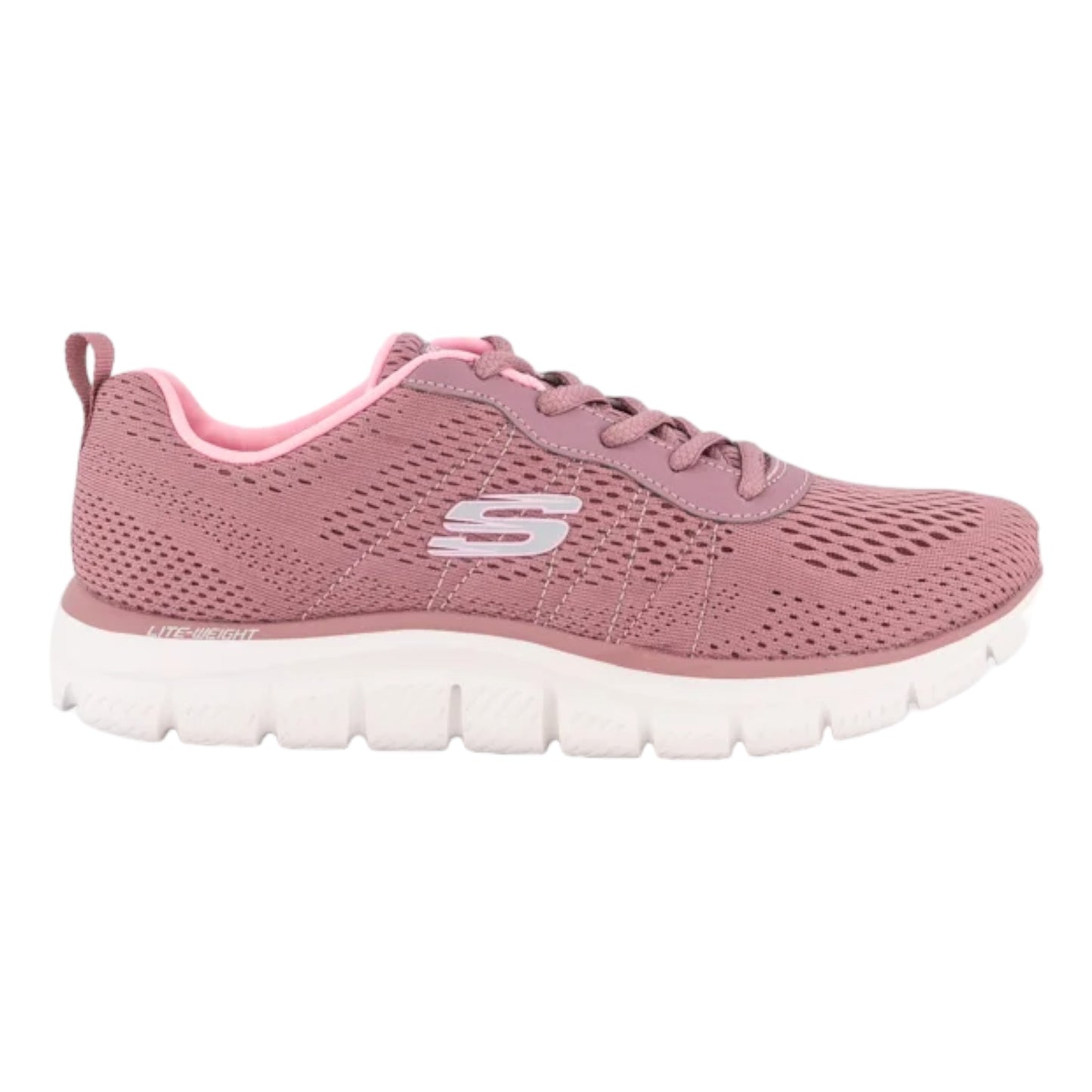 - Skechers Womens TRACK - NEW STAPLE DARKROSE/PINK - (150141/DKRS) - DKR - R2L16