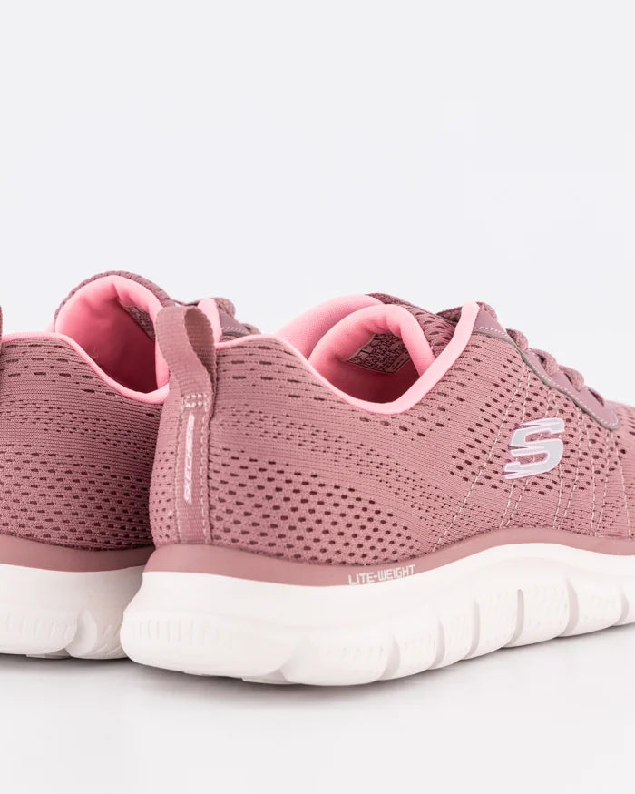 - Skechers Womens TRACK - NEW STAPLE DARKROSE/PINK - (150141/DKRS) - DKR - R2L16