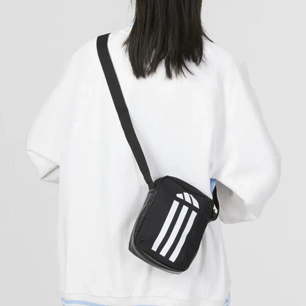 .ADIDAS TRAINING ORGANIZER SHOULDER BAG - BLACK/WHITE - ( HT4752 ) - F