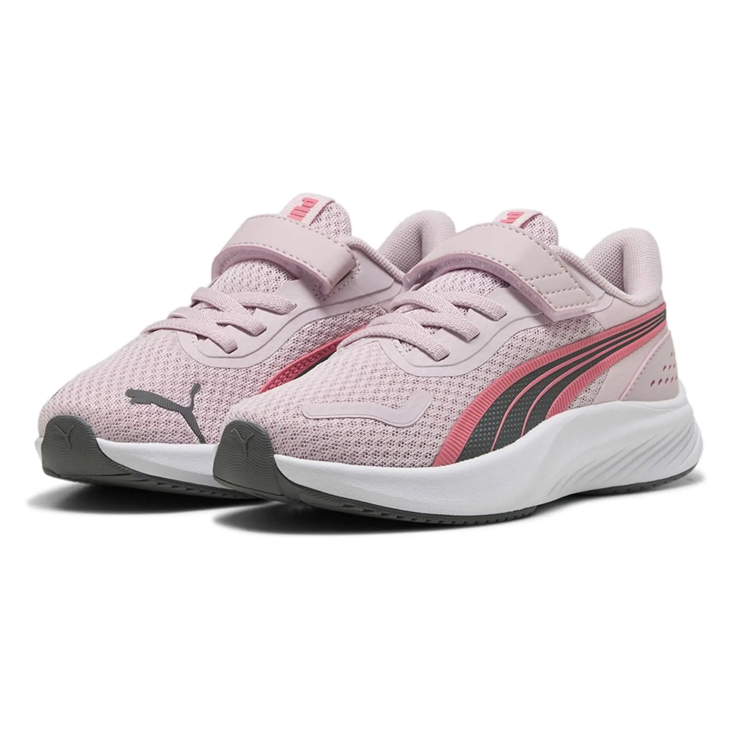 .PUMA KIDS POUNCE LITE RUNNING SHOES - ROSE MAUVE/MAGIC ROSE - (311650-04) - RMG - R1L4