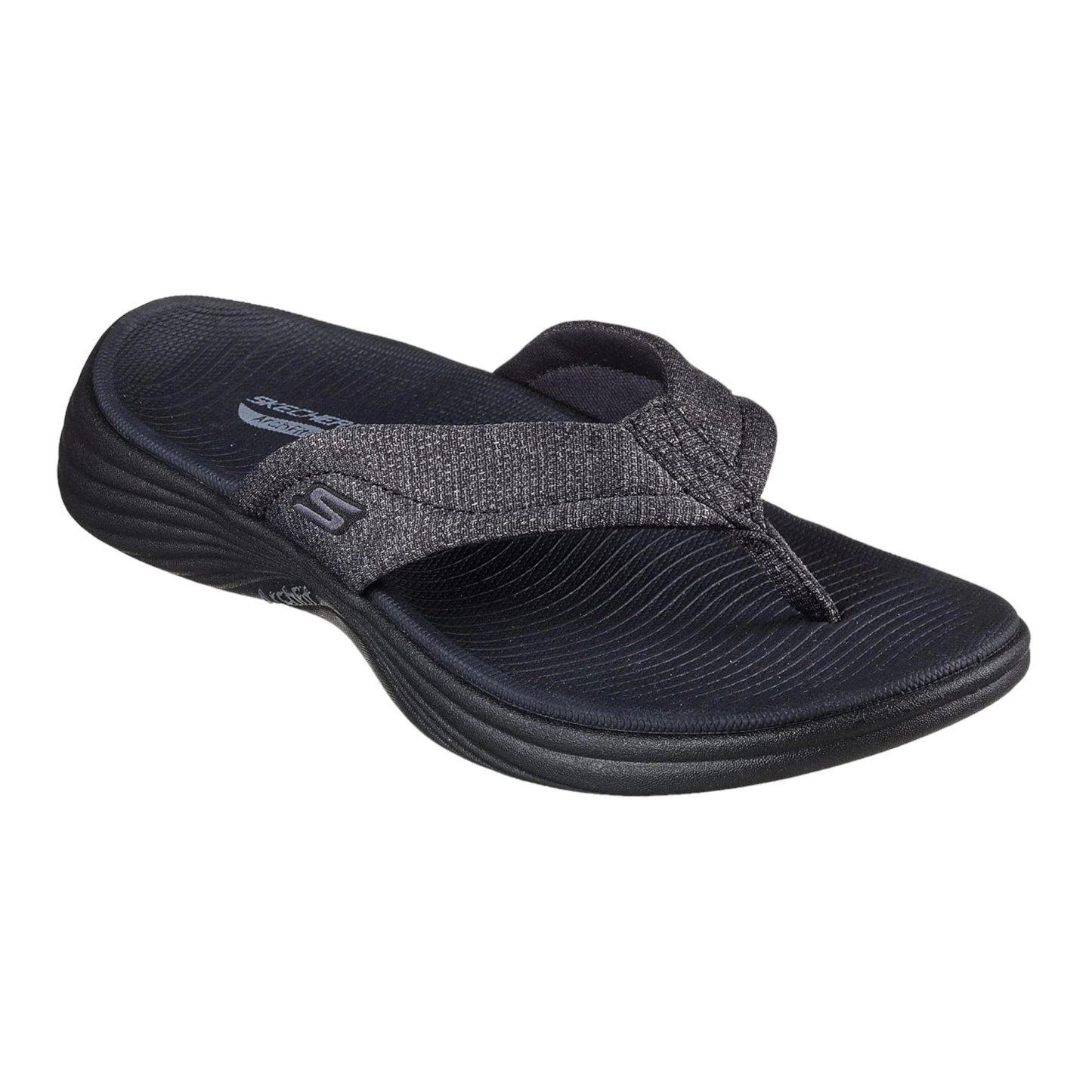 .Skechers Womens Jandal Arch Fit Radiance - Gleam Black/Black - (141300.BBK) - GSM - R2L16