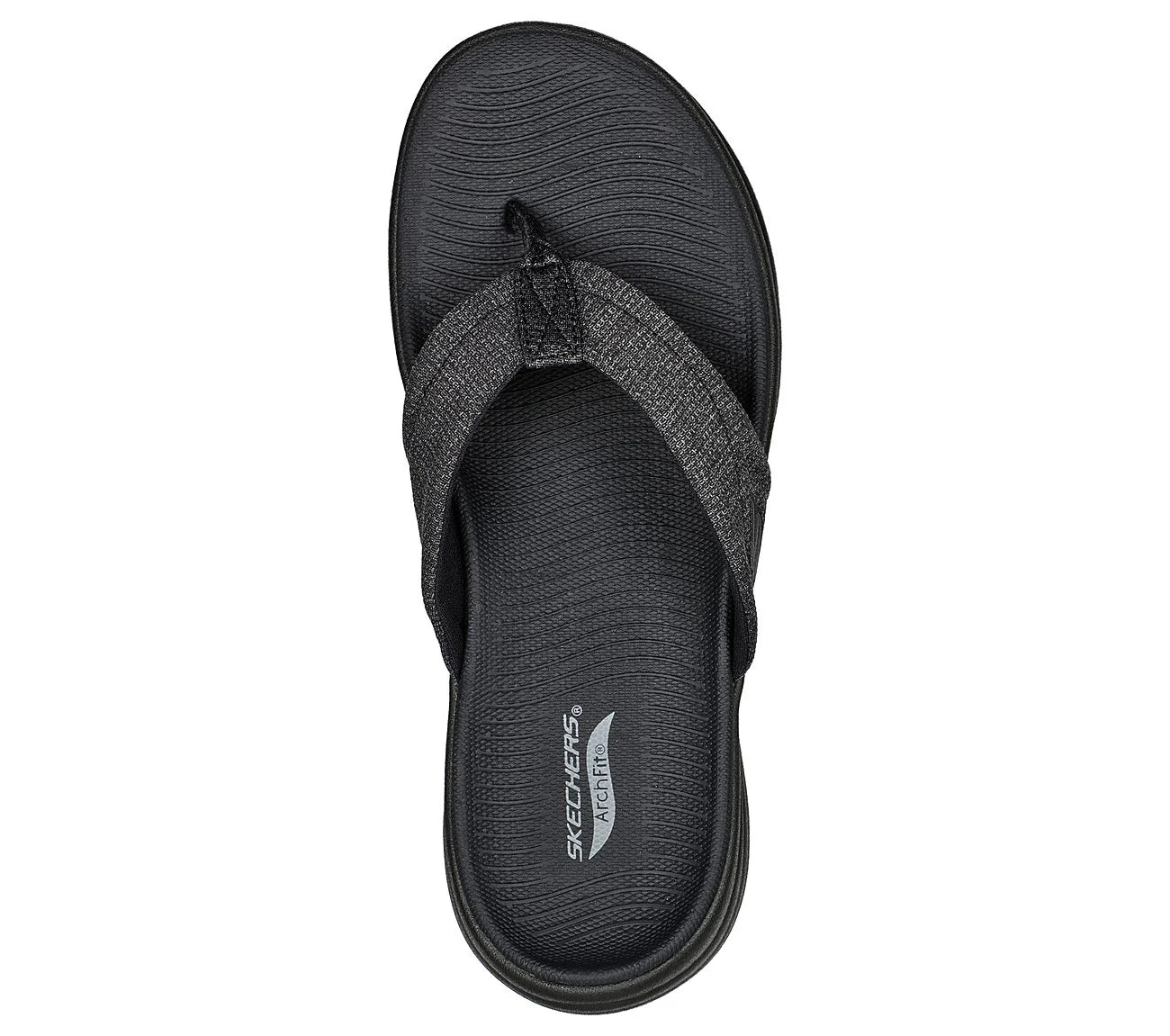 .Skechers Womens Jandal Arch Fit Radiance - Gleam Black/Black - (141300.BBK) - GSM - R2L16