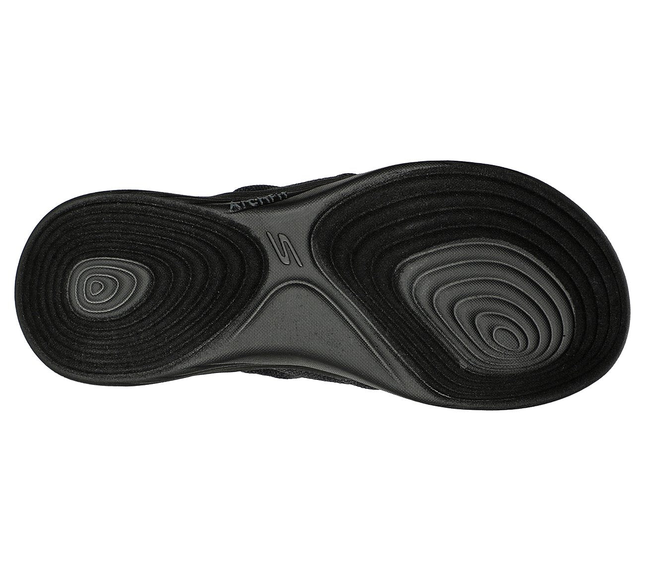 .Skechers Womens Jandal Arch Fit Radiance - Gleam Black/Black - (141300.BBK) - GSM - R2L16