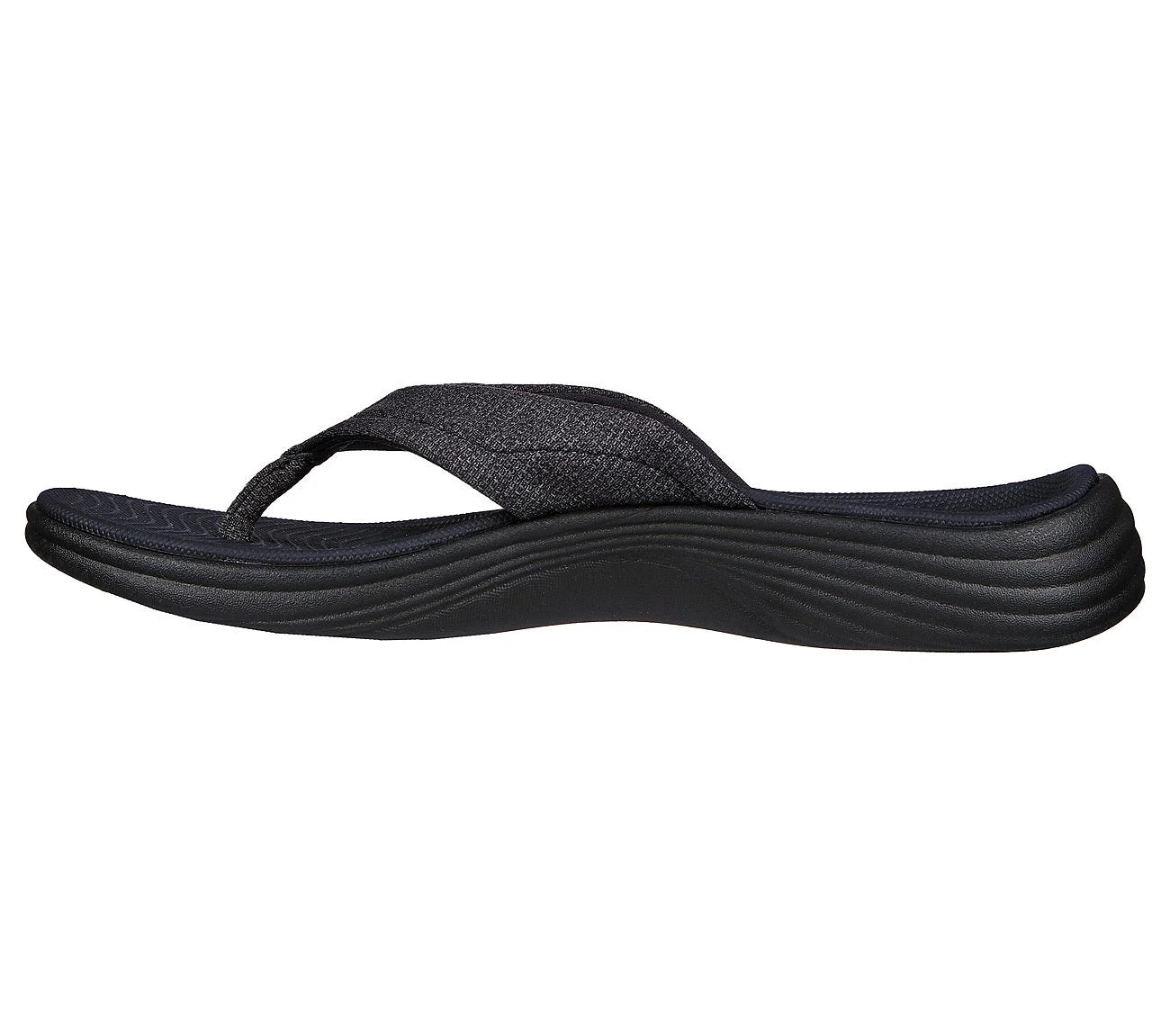 .Skechers Womens Jandal Arch Fit Radiance - Gleam Black/Black - (141300.BBK) - GSM - R2L16