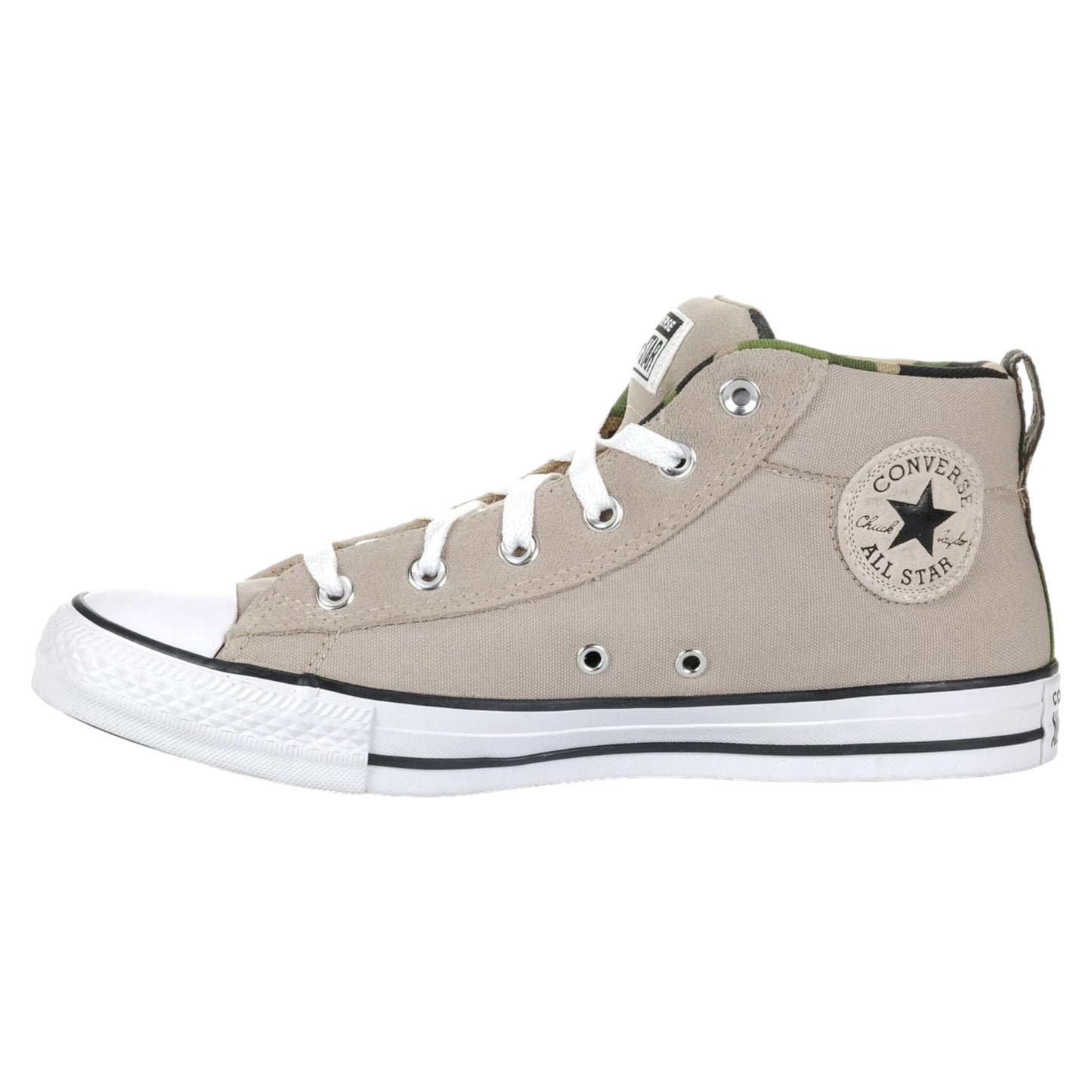 + Converse Ct Street Canvas And Suede Papyrus/White/Black (166976C) - PY - R1L7