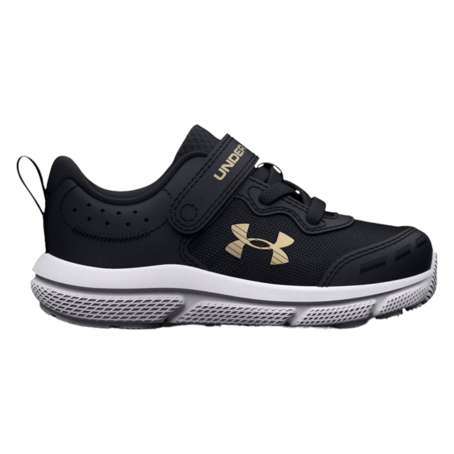 - Under Armour Toddler Assert 10 AC Blk/ Blk/MetallicGold - (3026191-001) - G - R2L12