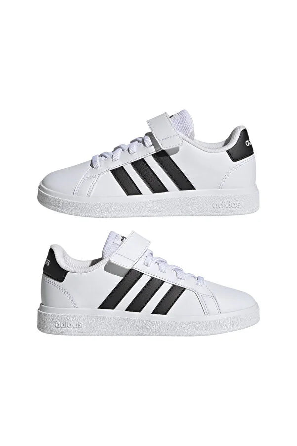 .Adidas KIDS Grand Court 2.0 EL - FTWHITE/CBLACK/CBLACK - (GW6521) - FCC - R2L12