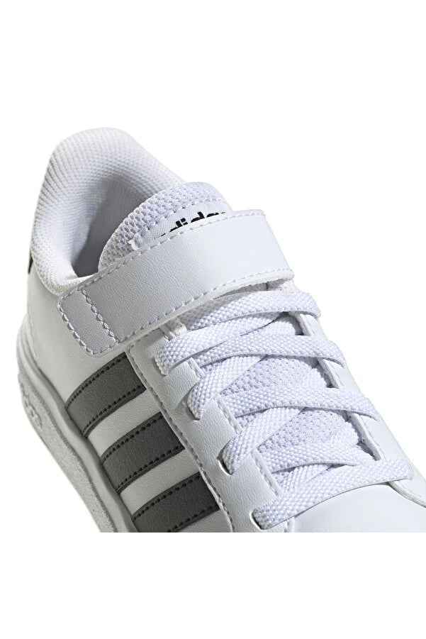 .Adidas KIDS Grand Court 2.0 EL - FTWHITE/CBLACK/CBLACK - (GW6521) - FCC - R2L12