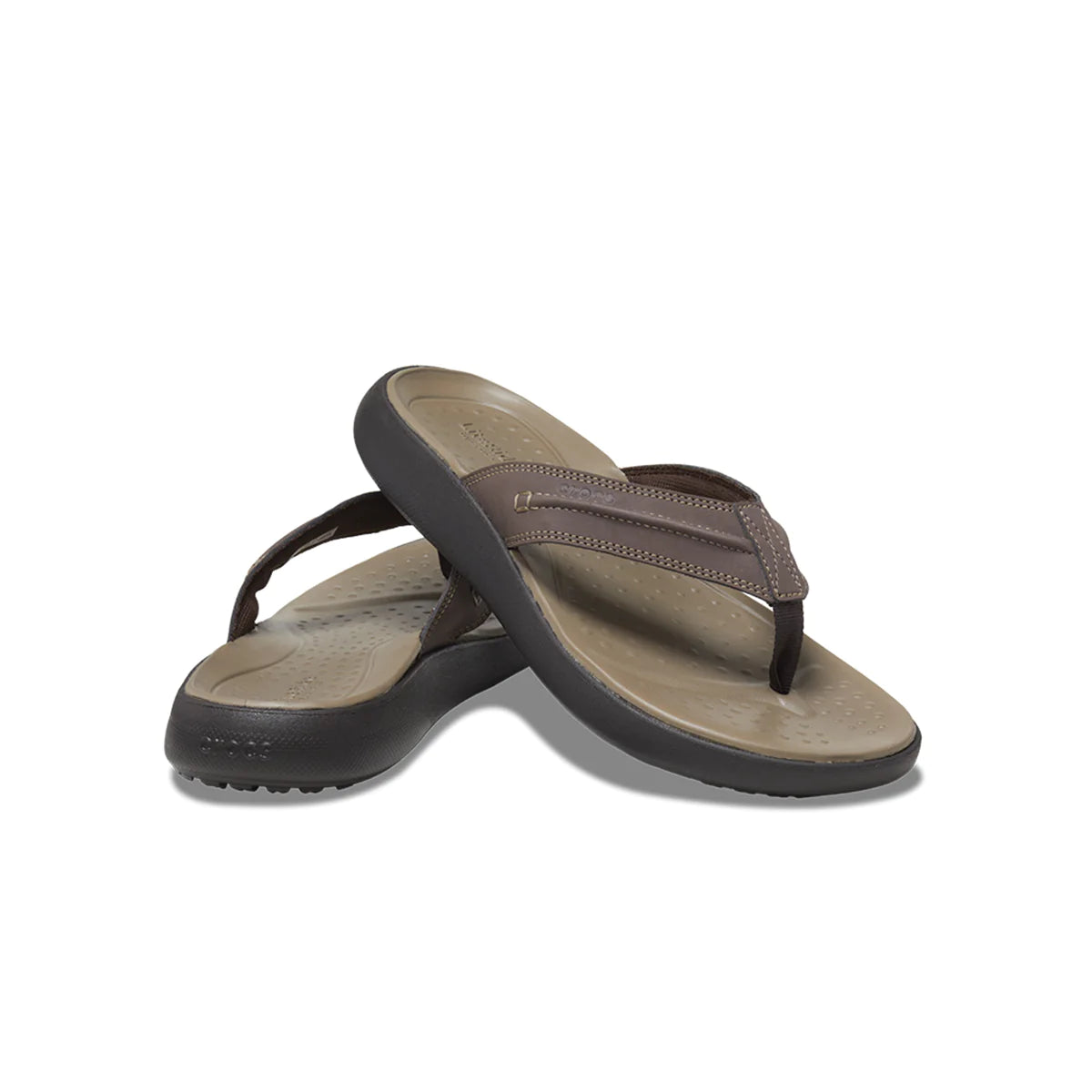 - Crocs Yukon Vista II LR Flip Mens Espresso (Brown) - BUK - (209332-206) - C21
