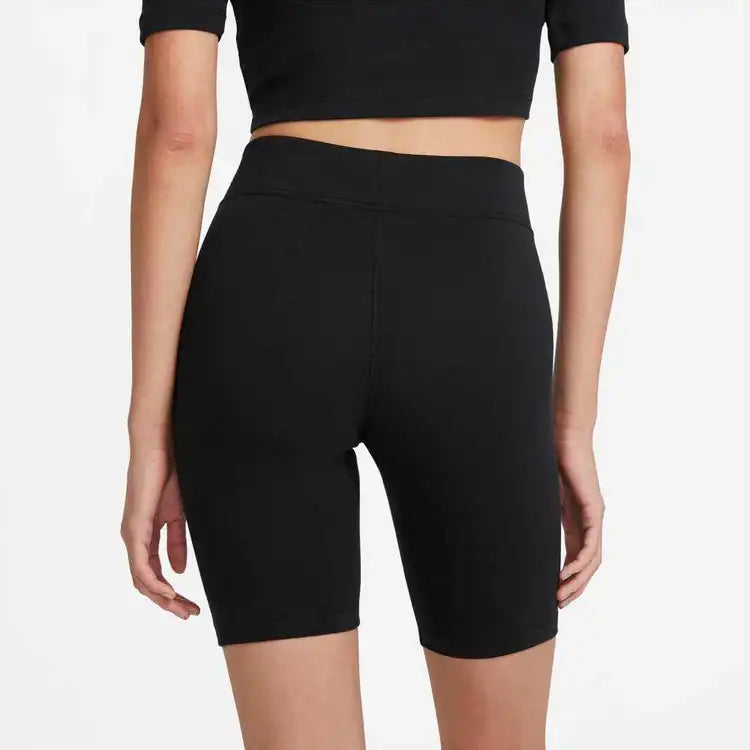 .Nike Womens Essential Mid Rise Bike Shorts - (CZ8526-010) - SV2 - F
