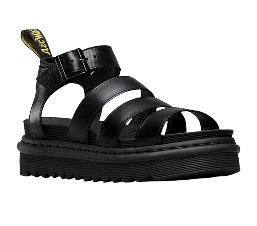 - Dr Martens Blaire 3 strap Sandal Black Brando Leather (24191001.BLK) - AIR - R2L15