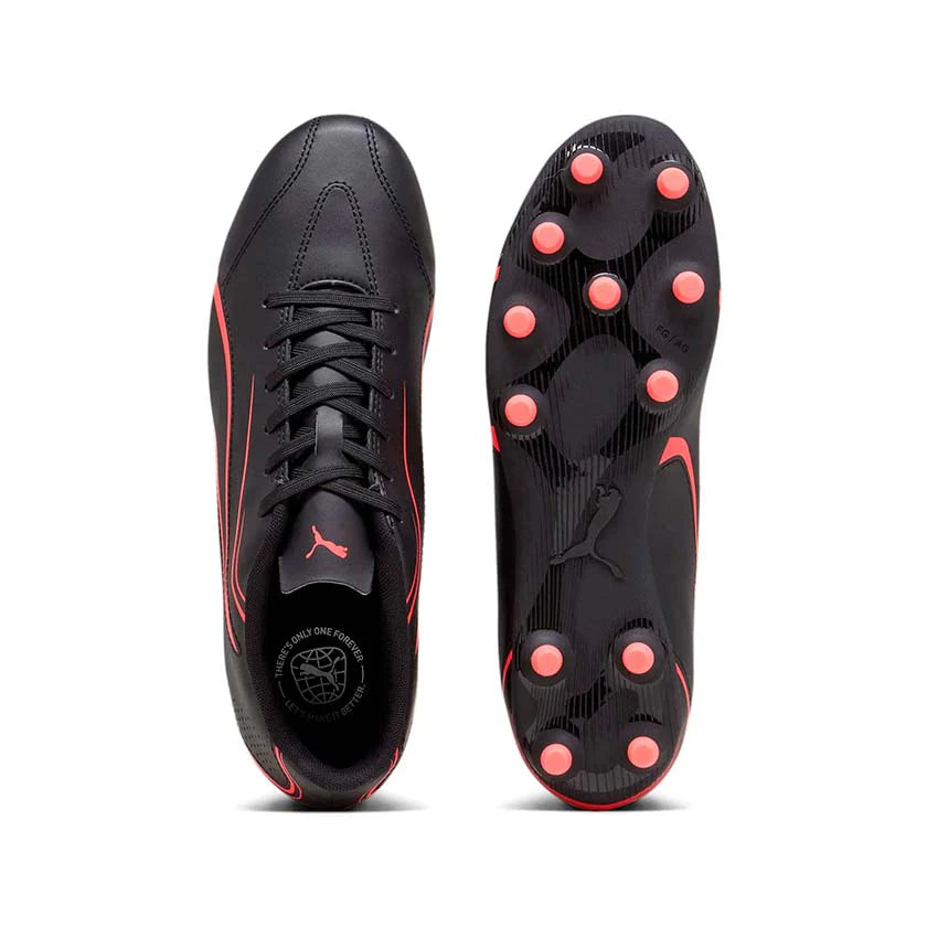 .Puma VITORIA FG/AG Men's Football Boots - Black/Glowing Red - (107483-09) - BGR - R2L17