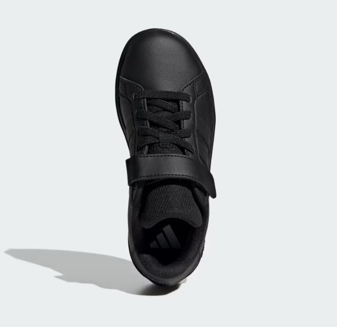 .Adidas KIDS Grand Court 2.0 EL - BLACK/BLACK/GREY - (IH5530) - YG - R2L12