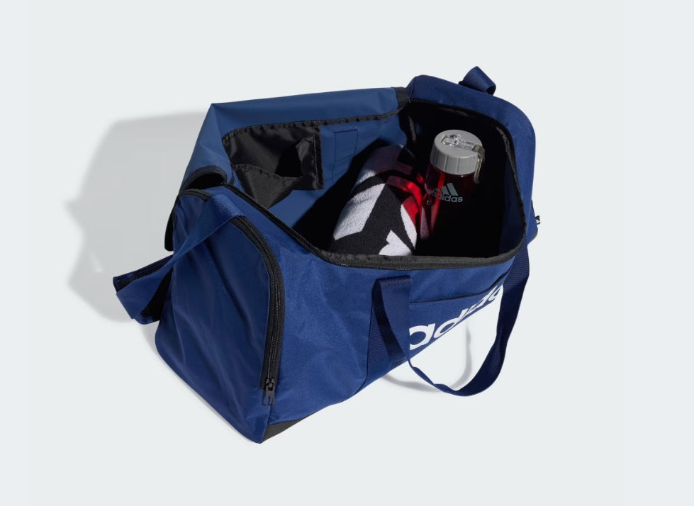 .ADIDAS Medium Linear Duffel Bag - BLUE - (IN6116) - C26