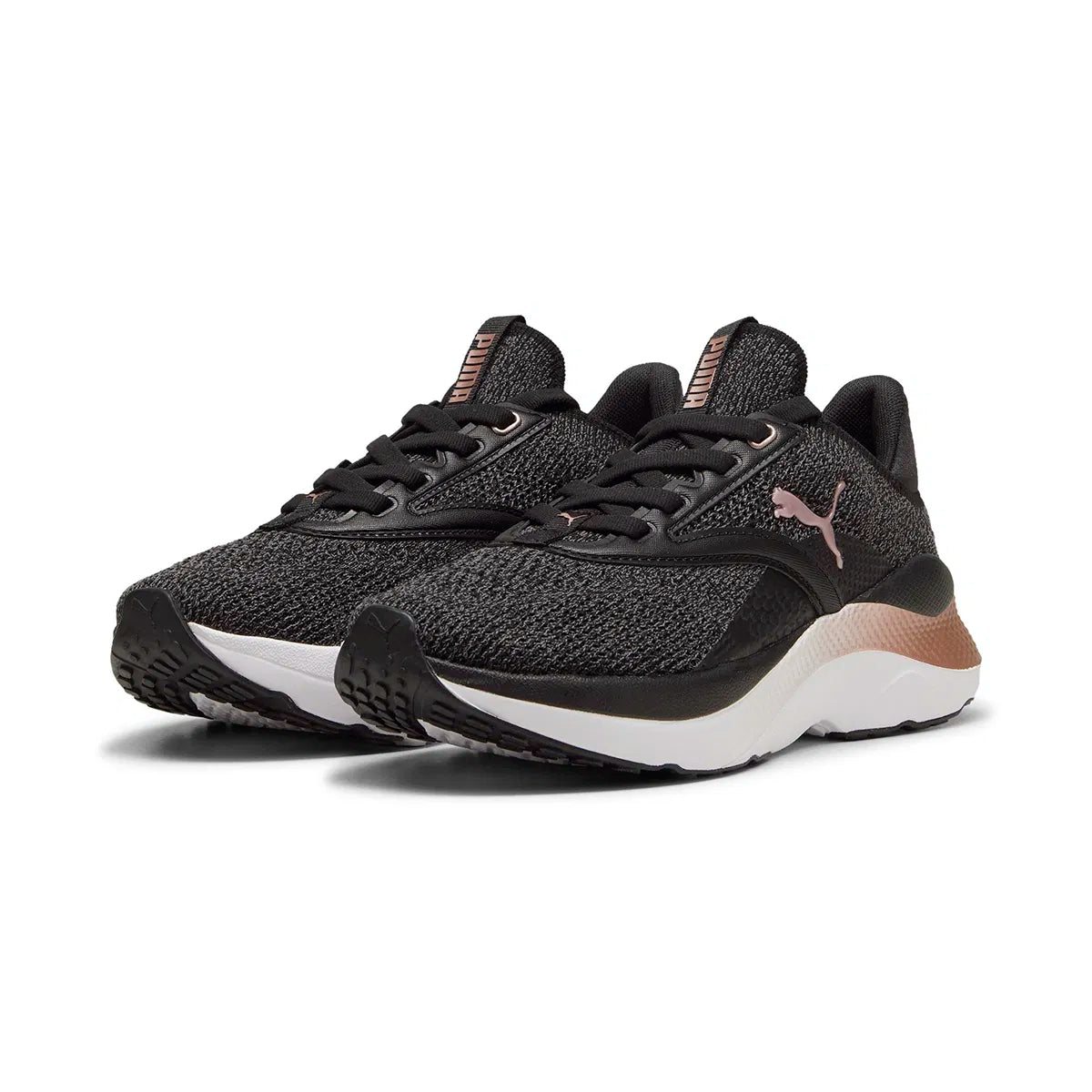 .PUMA Softride Mayve Women's Running Shoes - BLACK/ROSE GOLD -(310160 08) - SMW - R1L3