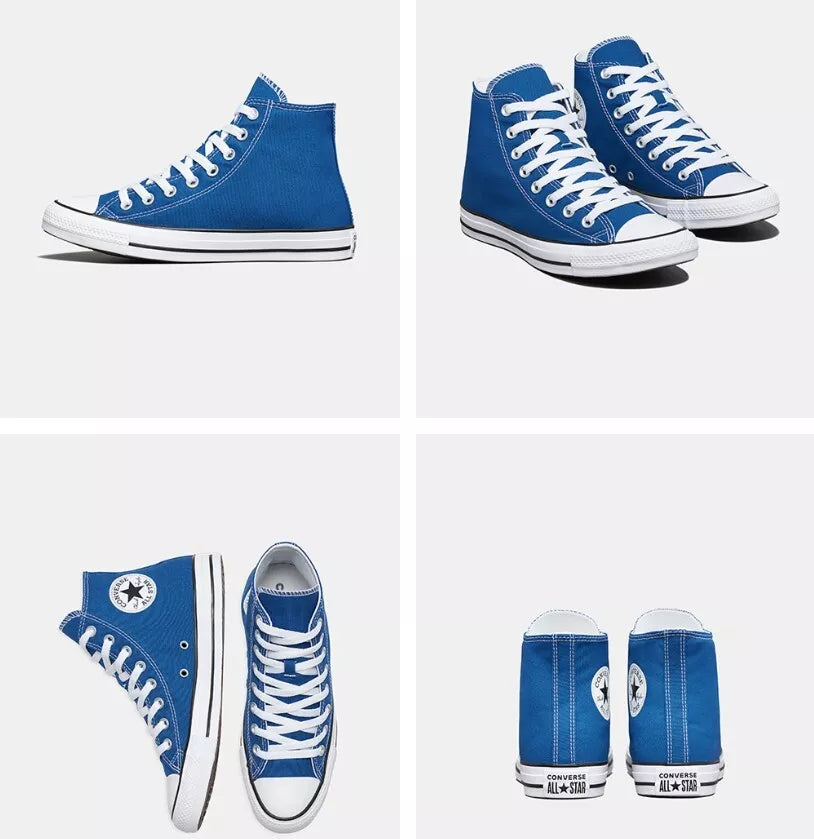 .Converse Chuck Taylor Unisex Canvas Blue Hi - (164028) - BLU HI - R1L7