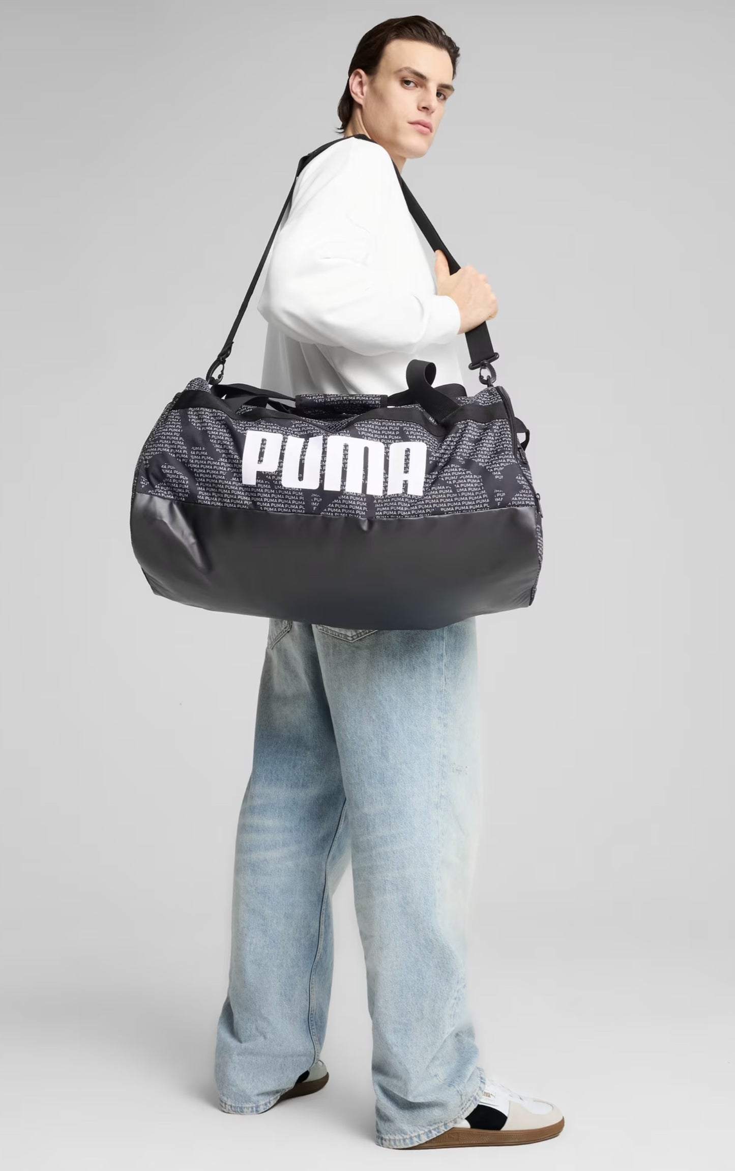.Puma Challenger Duffel Sports Bag Medium Print - (091146 01)