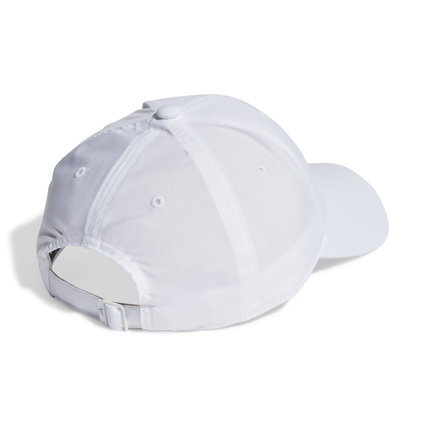 .ADIDAS EMBROIDERED LOGO LIGHTWEIGHT BASEBALL CAP - White/Black- (II3552) - F