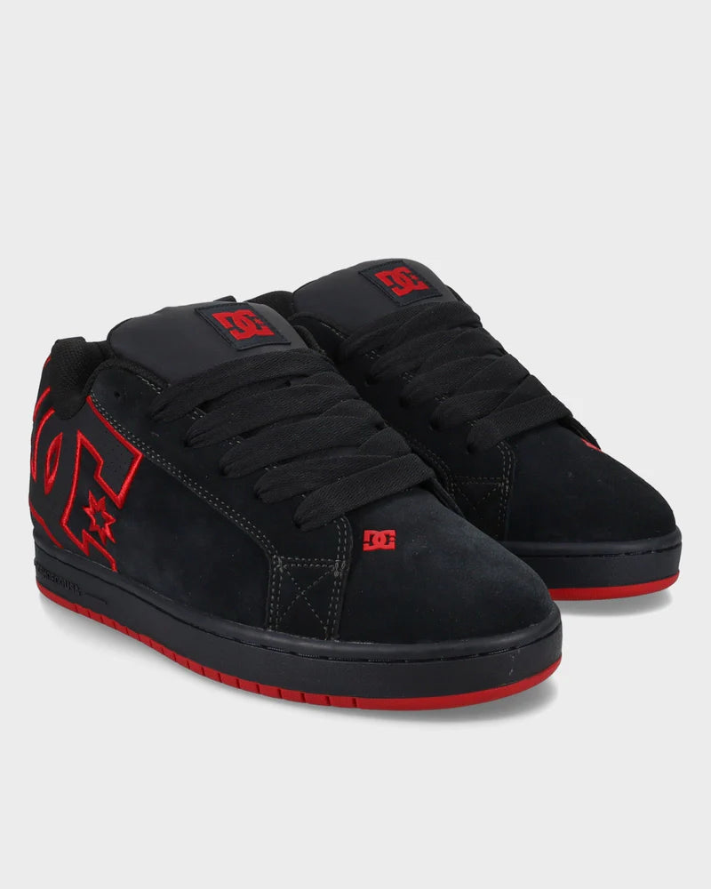 .DC Mens Court Graffik Sneakers - DARK GREY/RED - (300529-022) - GRF - R2L14