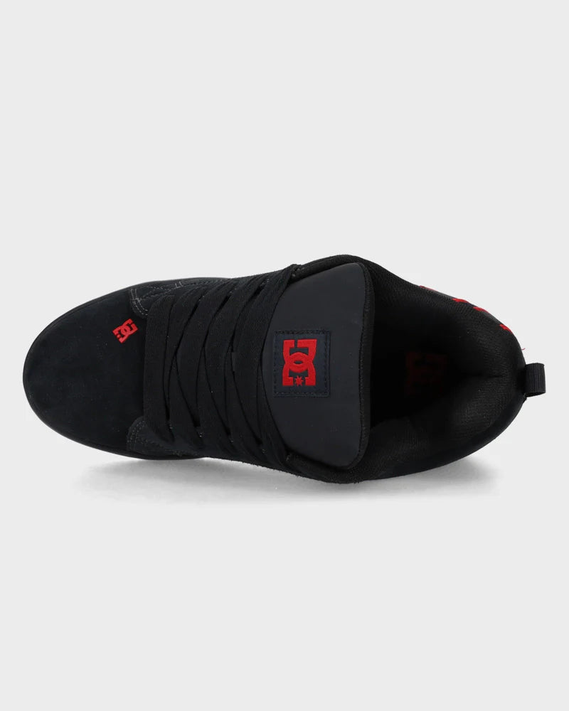 .DC Mens Court Graffik Sneakers - DARK GREY/RED - (300529-022) - GRF - R2L14