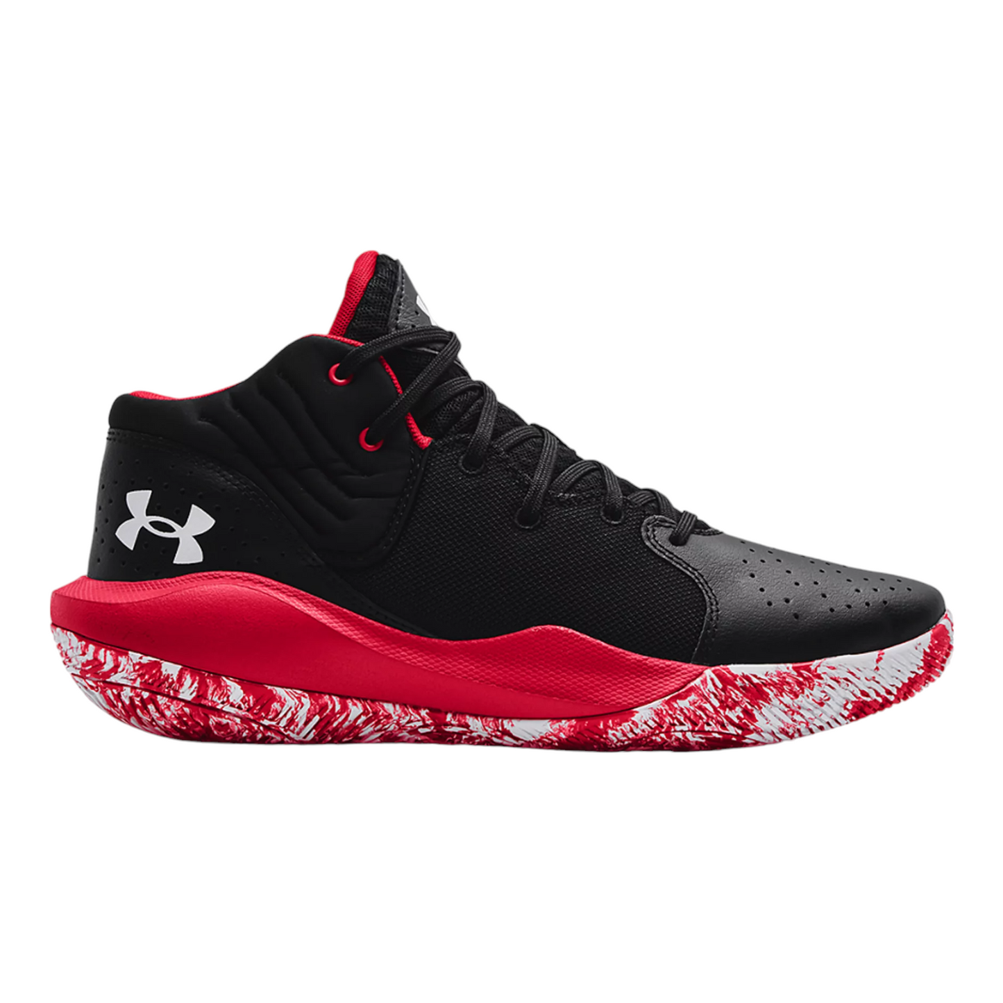 UNDER ARMOUR MENS JET '21 BLACK/RED/WHITE (324260 002) - UR - R2L17