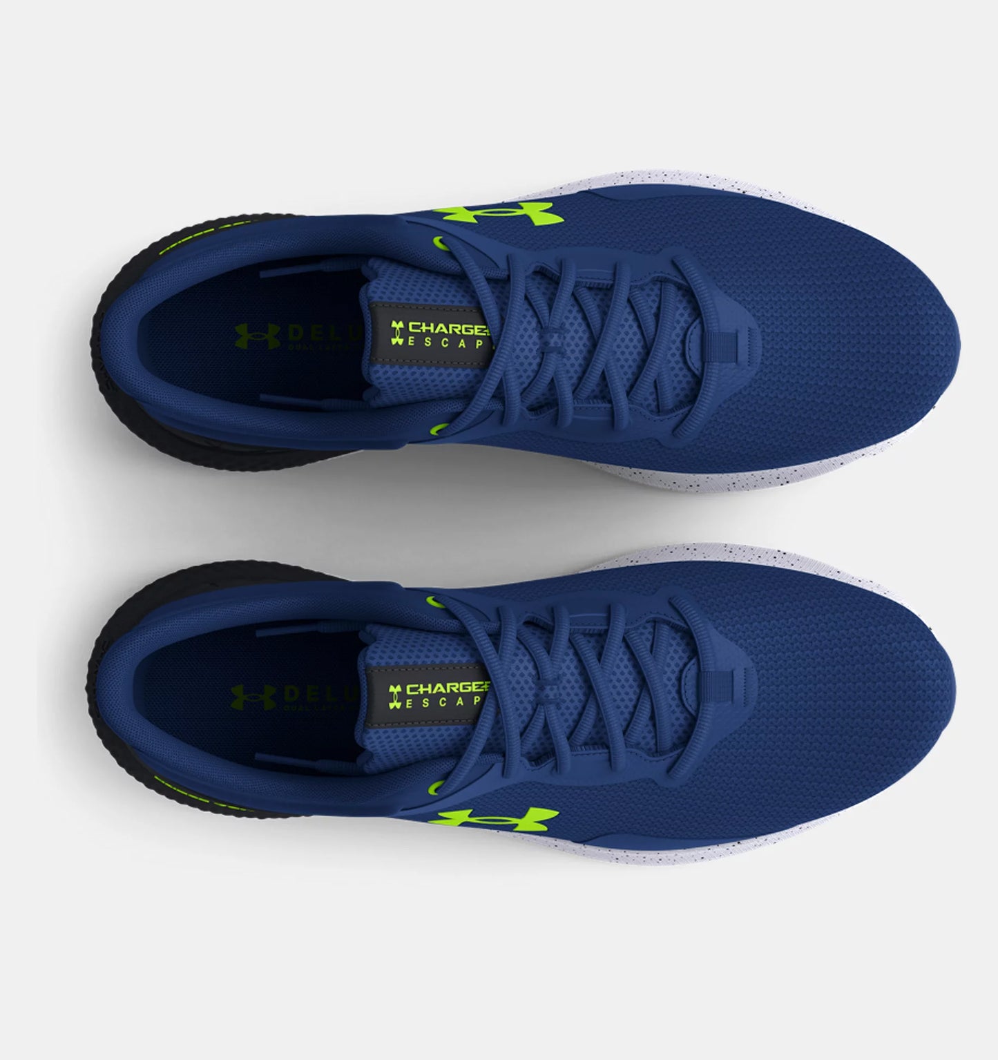 .Under Armour Mens Charged Escape 4 - BlueMirage/Black/LimeSurge - (3025420-402) - PE6 - R2L12