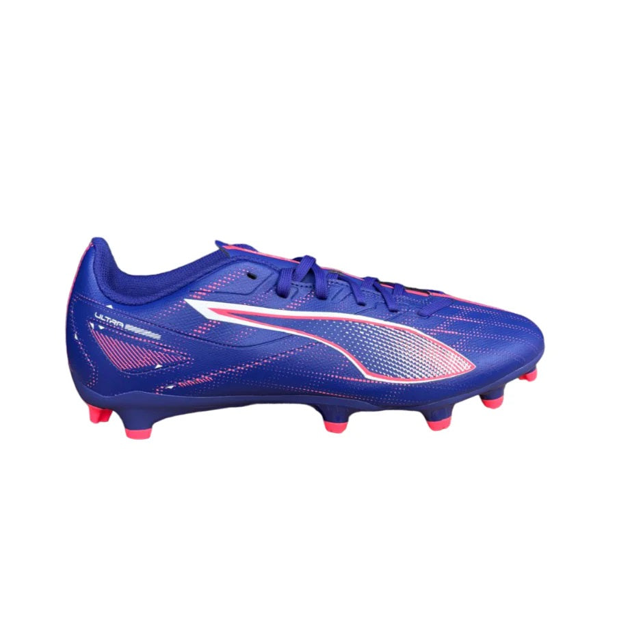 .PUMA ULTRA 5 PLAY FG/AG Unisex Football Boots - ELECTRIC BLUE/CORAL - (107689 01) - LAZ - R2L17