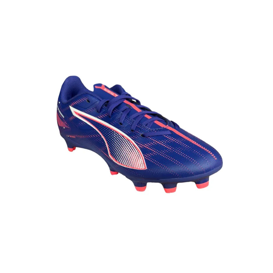 .PUMA ULTRA 5 PLAY FG/AG Unisex Football Boots - ELECTRIC BLUE/CORAL - (107689 01) - LAZ - R2L17