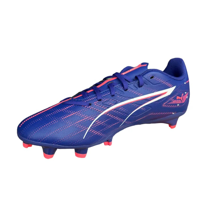 .PUMA ULTRA 5 PLAY FG/AG Unisex Football Boots - ELECTRIC BLUE/CORAL - (107689 01) - LAZ - R2L17