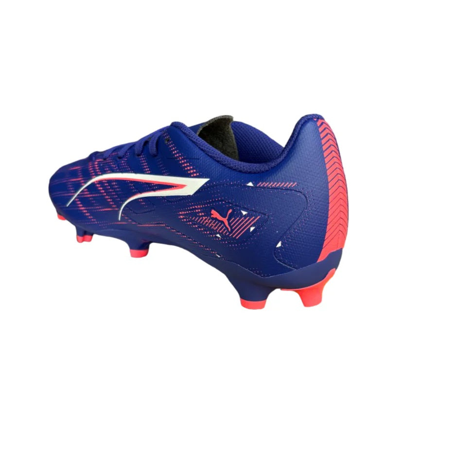 .PUMA ULTRA 5 PLAY FG/AG Unisex Football Boots - ELECTRIC BLUE/CORAL - (107689 01) - LAZ - R2L17