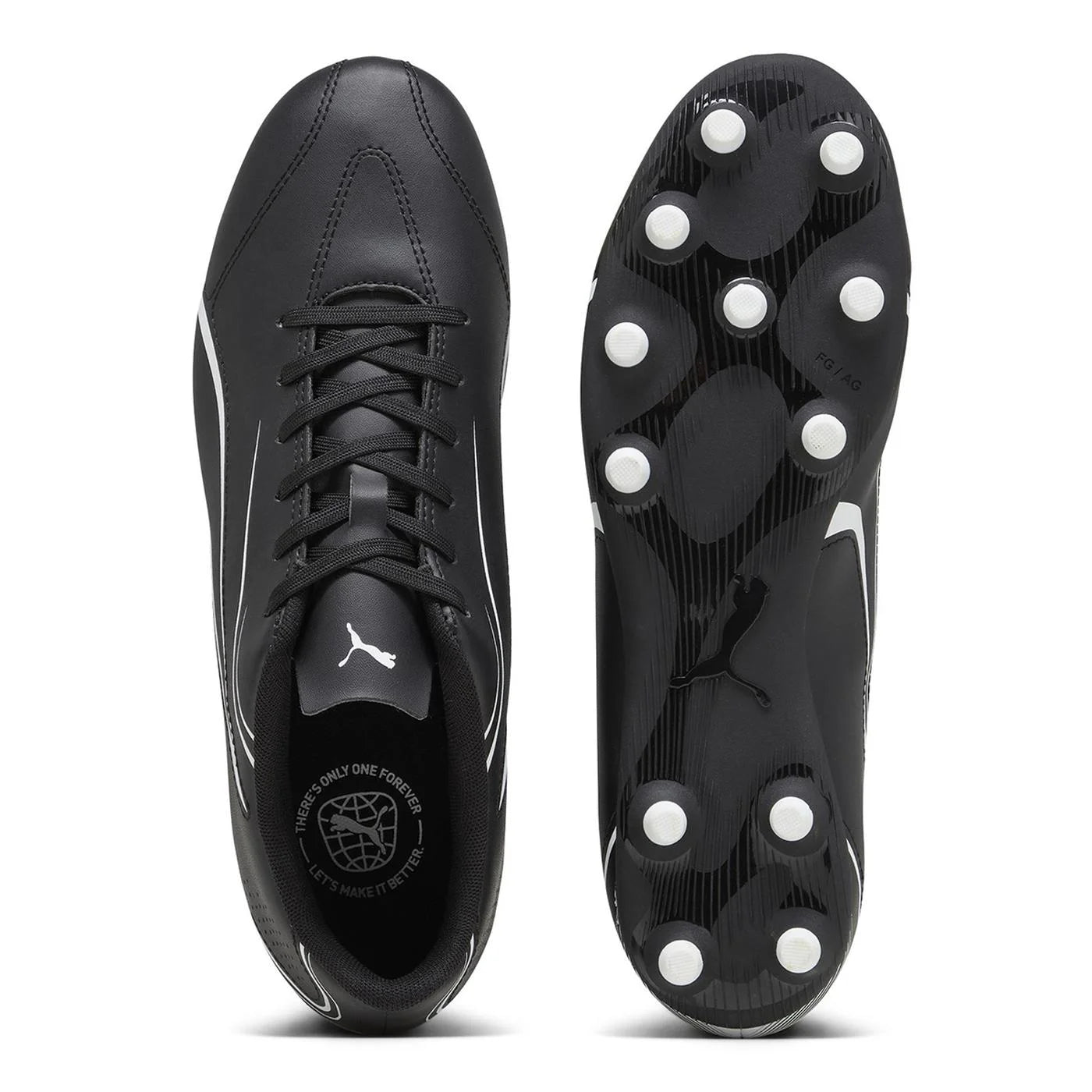 - Puma VITORIA FG/AG Men's Football Boots Black/White - (107483 01) - ZX3 - R2L17