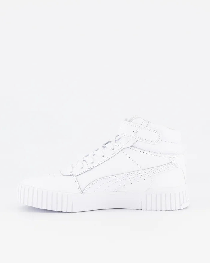 .Puma Womens Carina 2.0 Mid White - (385851 02) - TF3 - R1L5