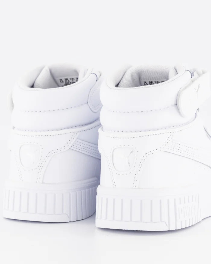 .Puma Womens Carina 2.0 Mid White - (385851 02) - TF3 - R1L5