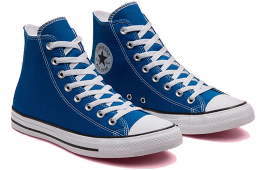 .Converse Chuck Taylor Unisex Canvas Blue Hi - (164028) - BLU HI - R1L7