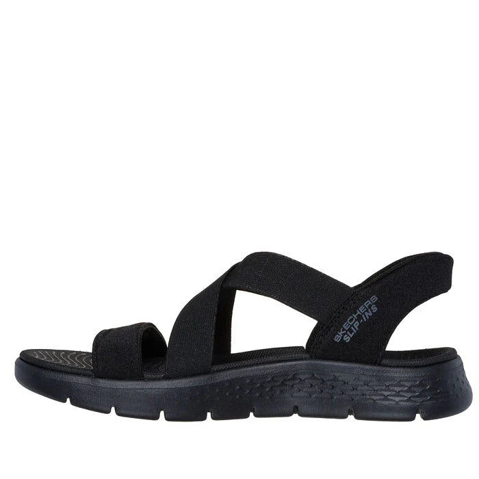 .Skechers Womens Slip Ins Sandals Go Walk Flex - Black/Black - (141489.BBK) - SDL - R2L16