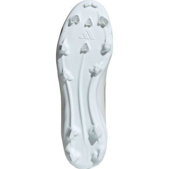 .Adidas Mens F50 League FG/MG FOOTBALL BOOTS - WHITE/GOLD - (IE0604) - G50 - R2L17