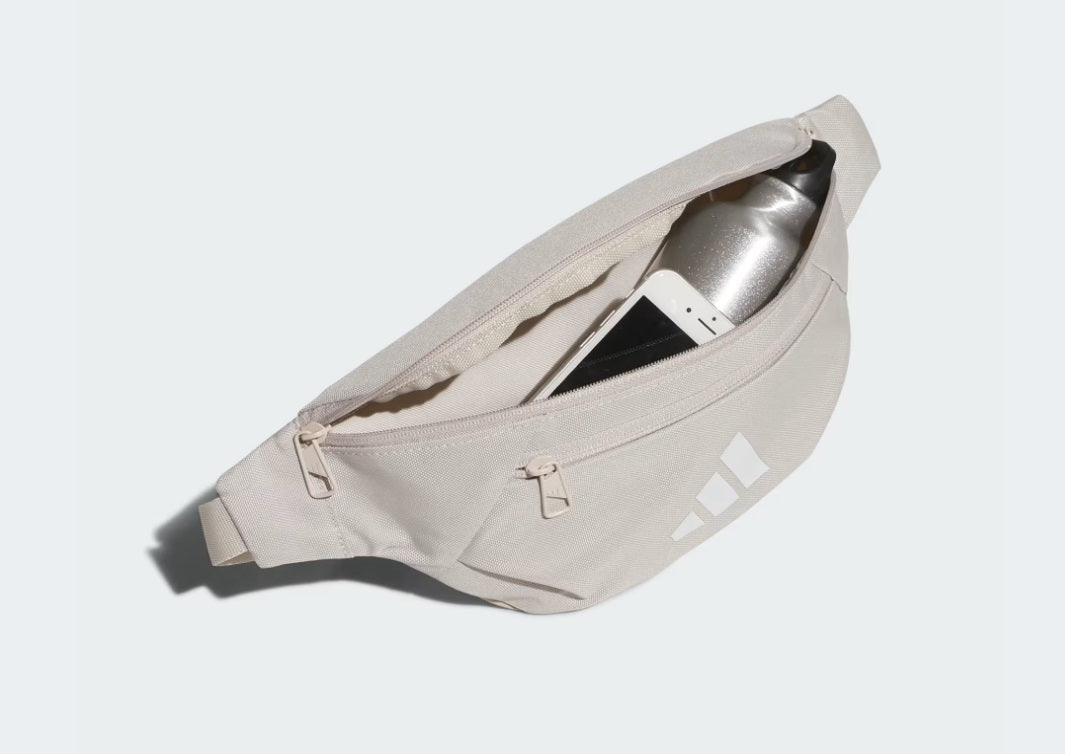 .Adidas Essentials Waist Bag (Pouch) - BEIGE - (JM7156) - F