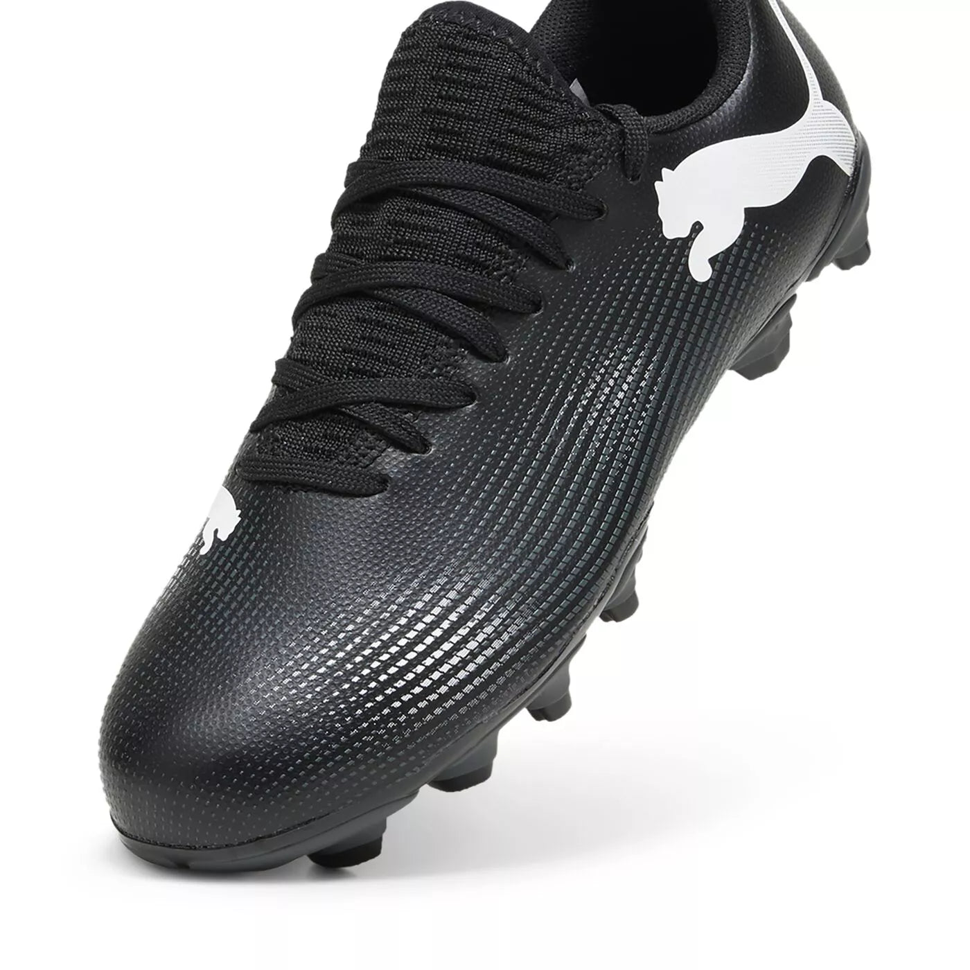 .PUMA FUTURE 7 PLAY FG/AG Junior YOUTH Unisex Football Boots BLACK/WHITE (107734 02) - K62 - R2L17