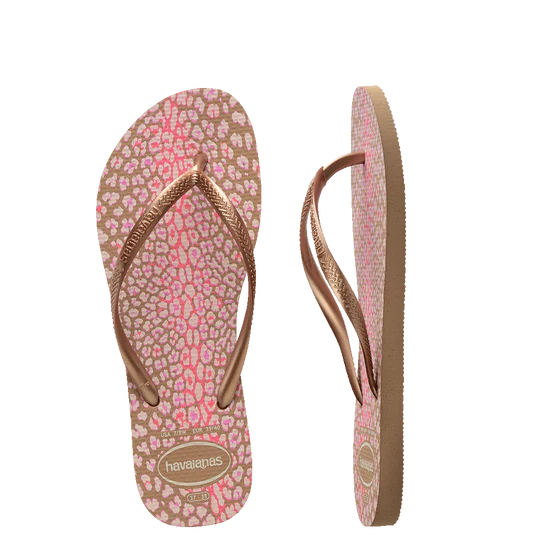 Havaianas Kids Slim Animals ROSE / GOLD 8548 - (KIDSSLIMANIMALS) - HVANI - F