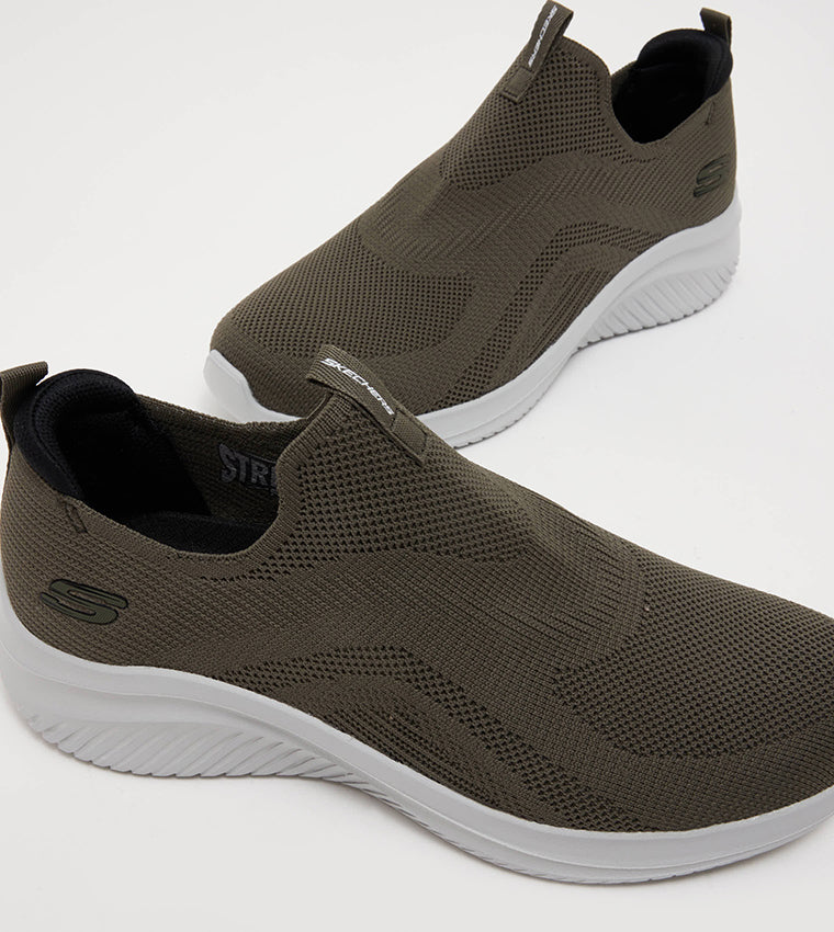 .Skechers Mens Slip-Ins Ultra Flex 3.0 TUSKEN - OLIVE - (232682.OLV) - OLV - R2L15